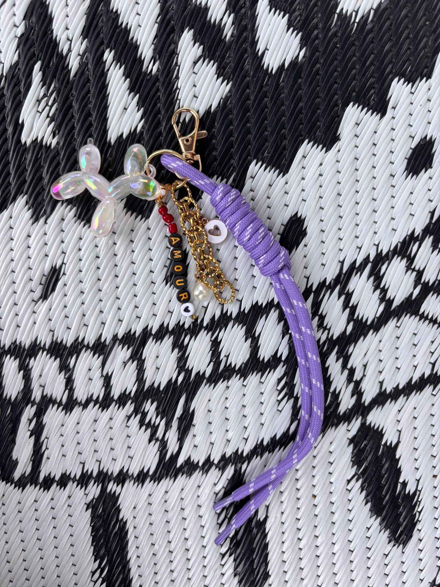 Chien ballon Amour Porte-clefs - Bijou de sac