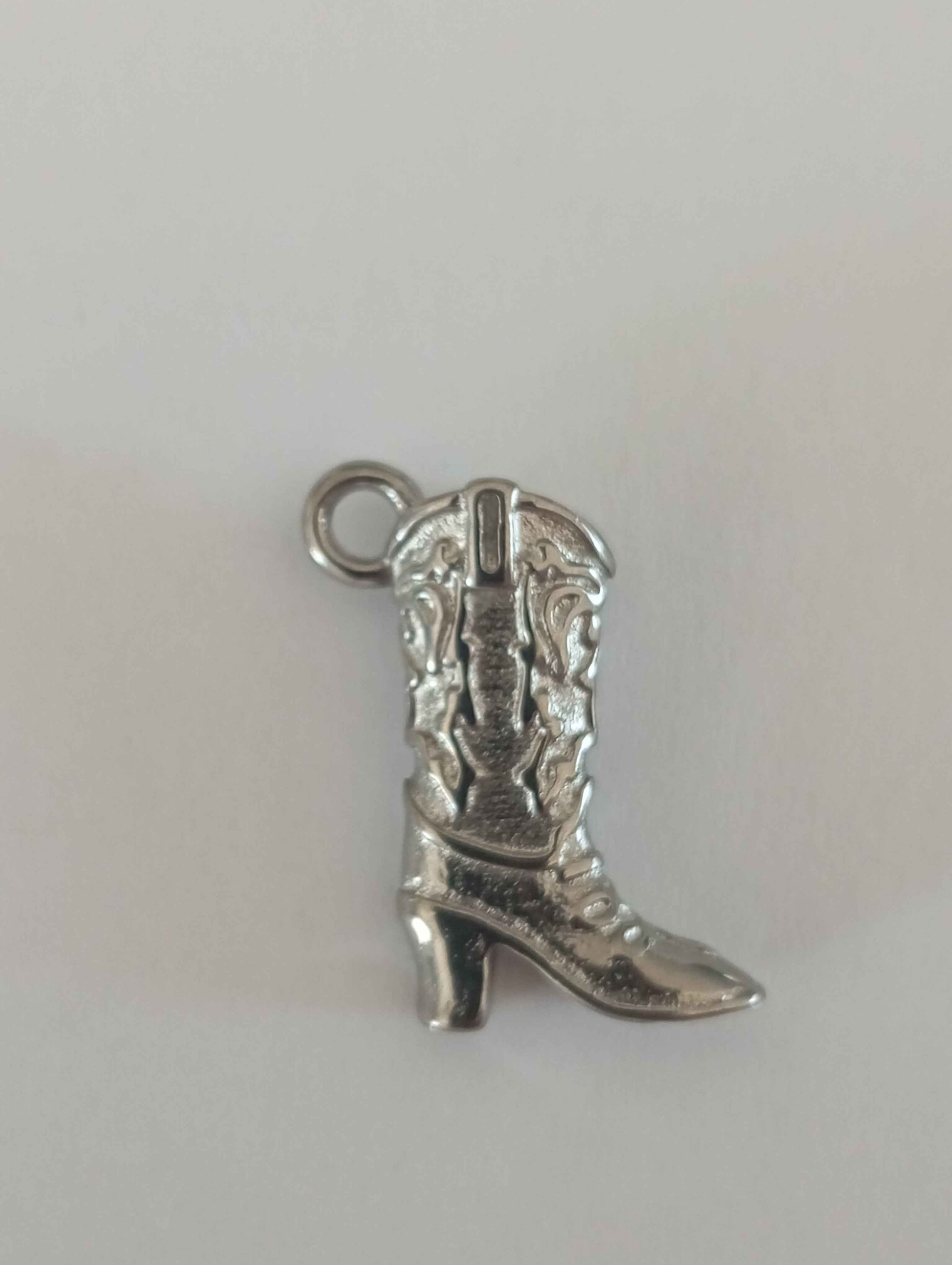 Charm santiag argent