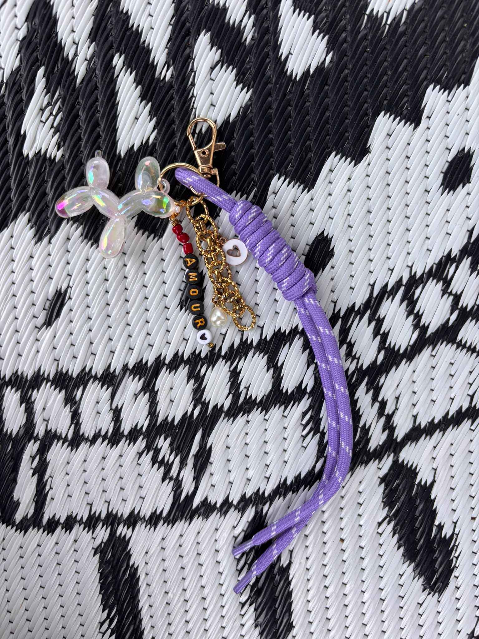 Chien ballon Amour                        Porte-clefs - Bijou de sac