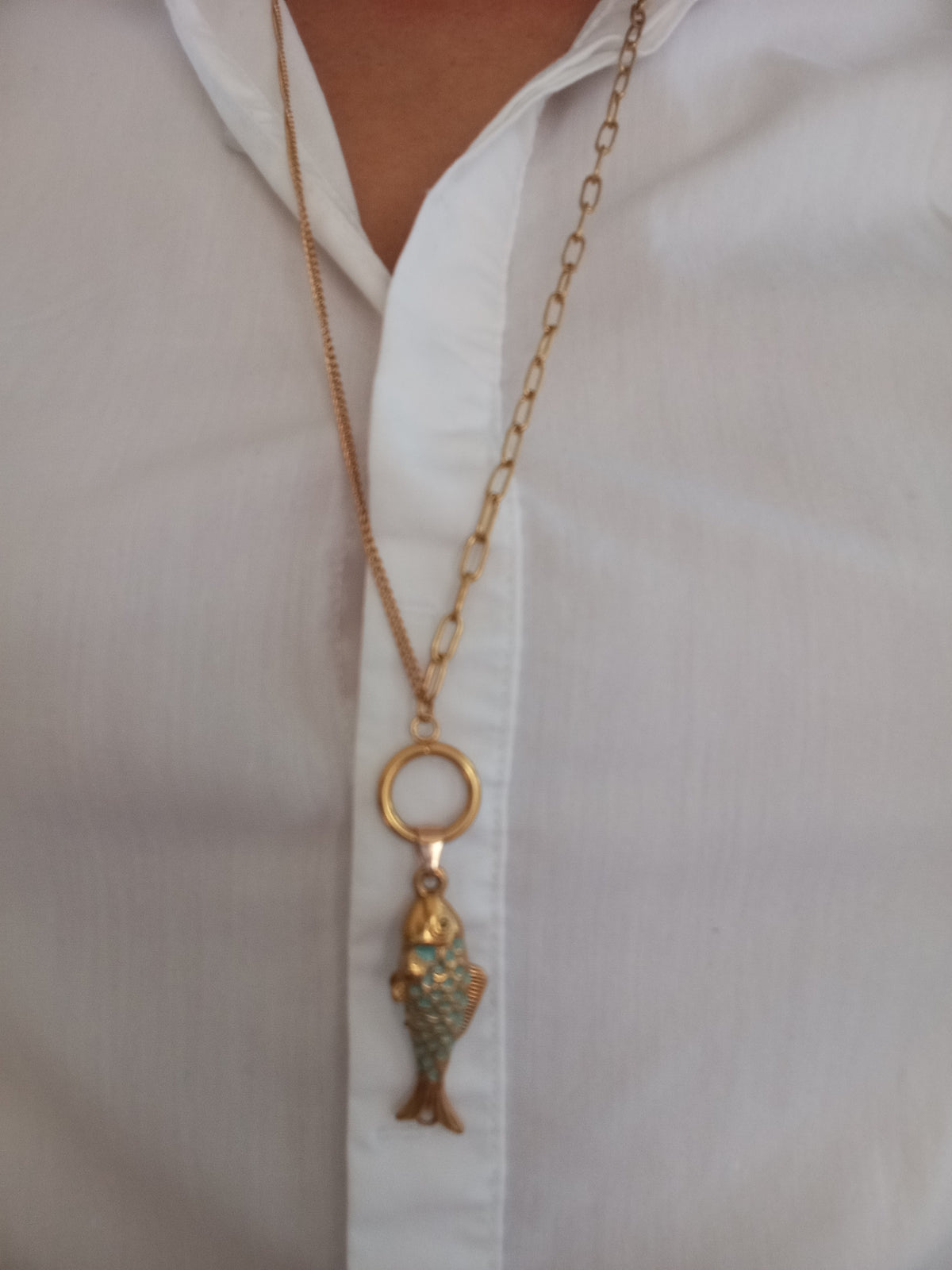 Collier 2-en-1 Pesca