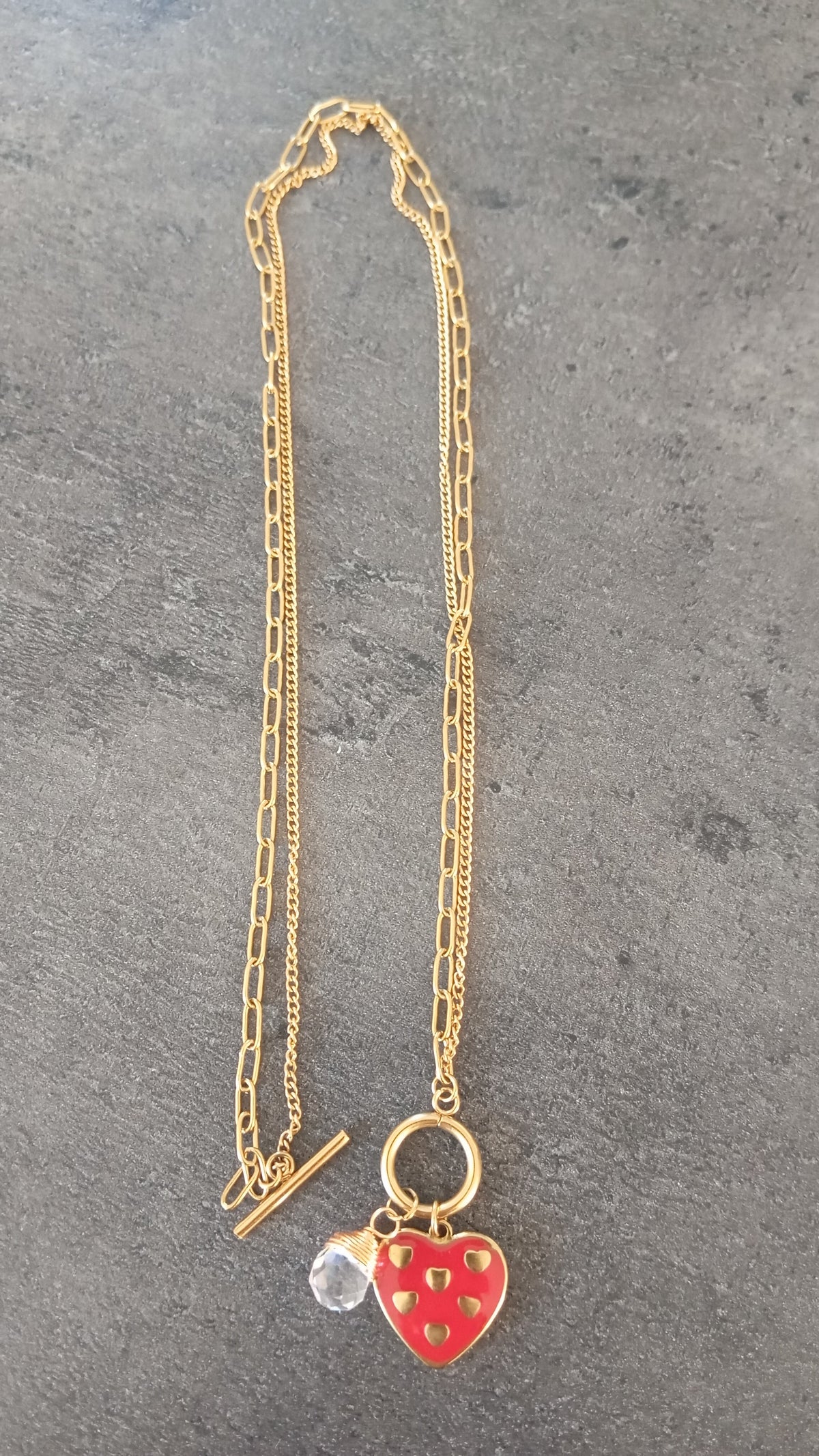 Collier 2-en1 Berry
