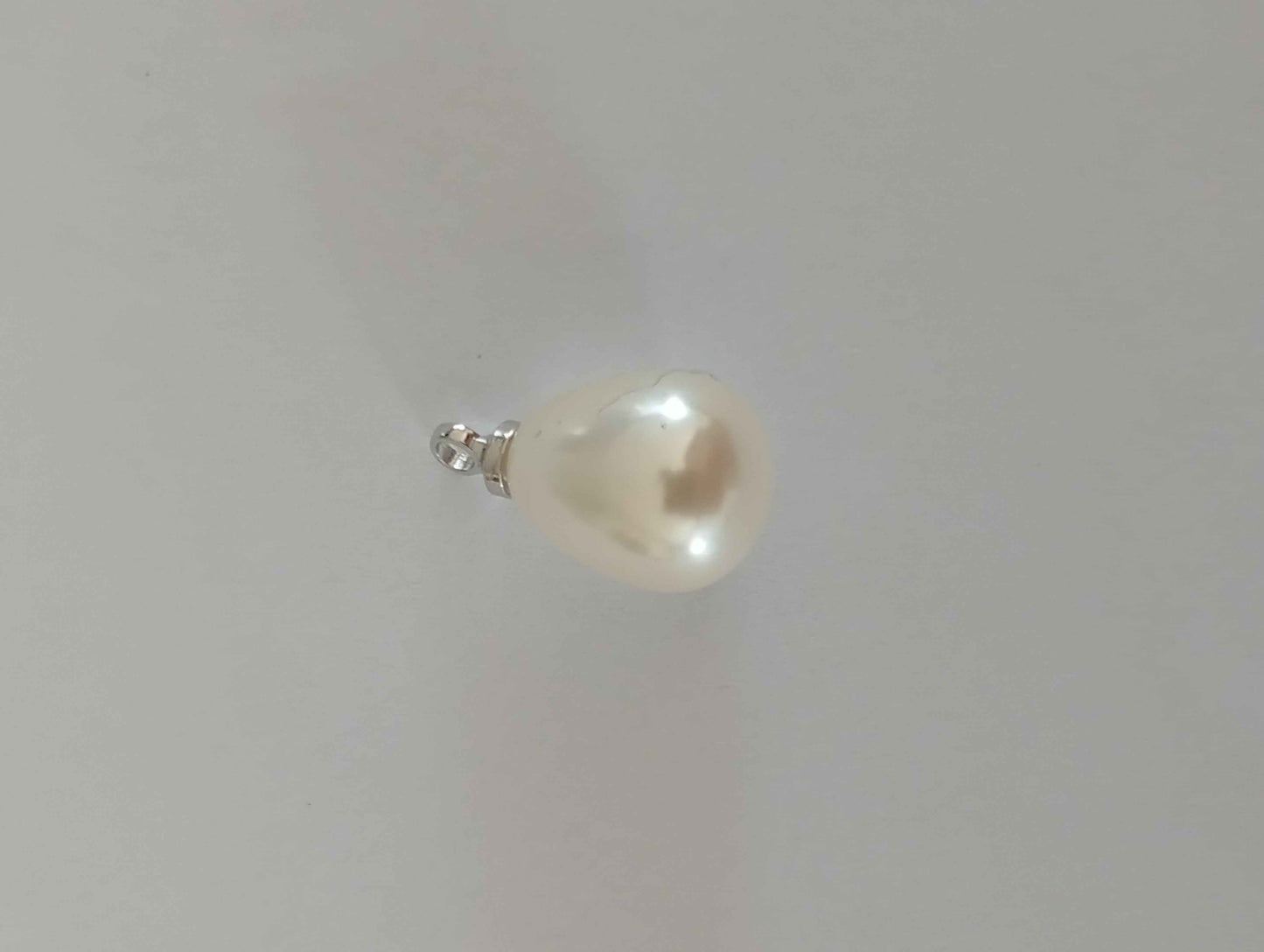 Charm perle argent